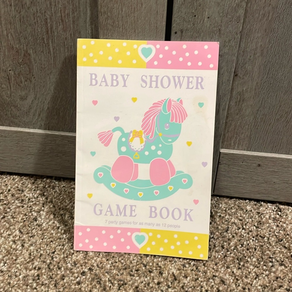 SALE Baby Shower Game Book 7 party games for as many as 12 people